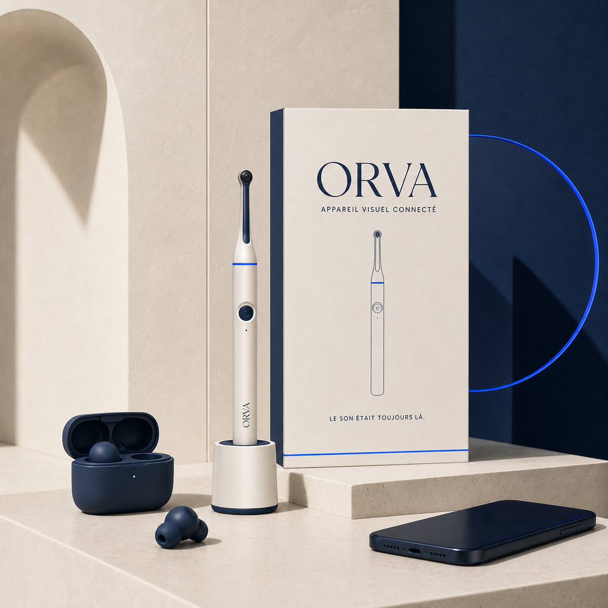 ORVA Vision Pro — Caméra auriculaire connectée